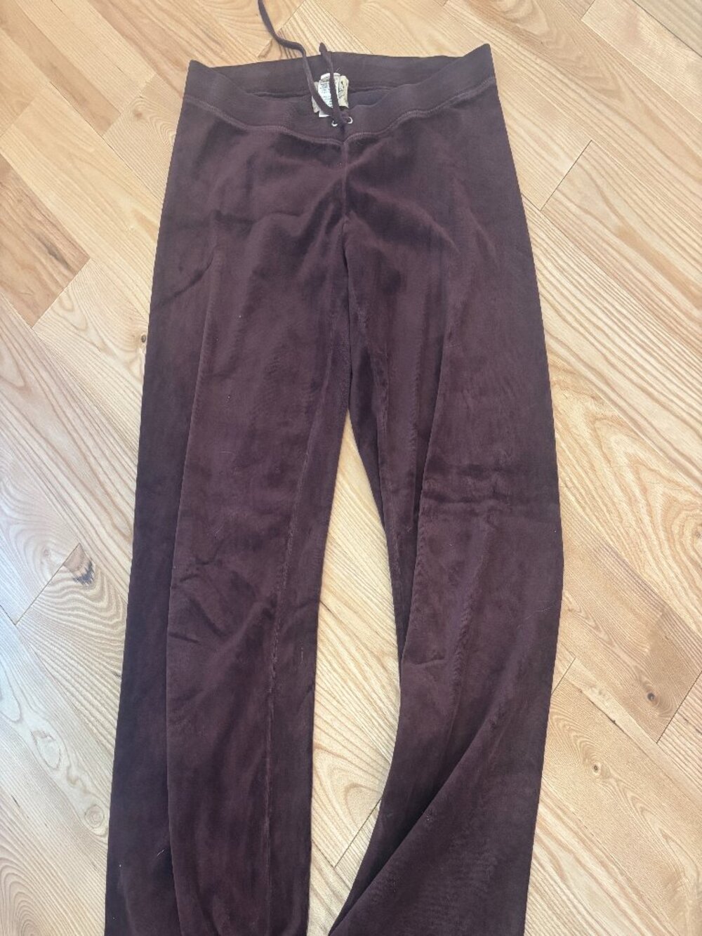 Vintage Juicy Couture Brown Velour Pant | Women's M